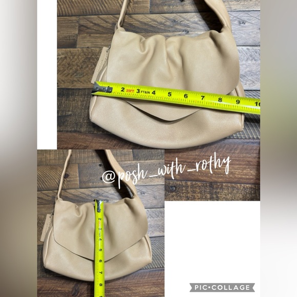 Topshop Ruched Leather Bag - Picture 7 of 10